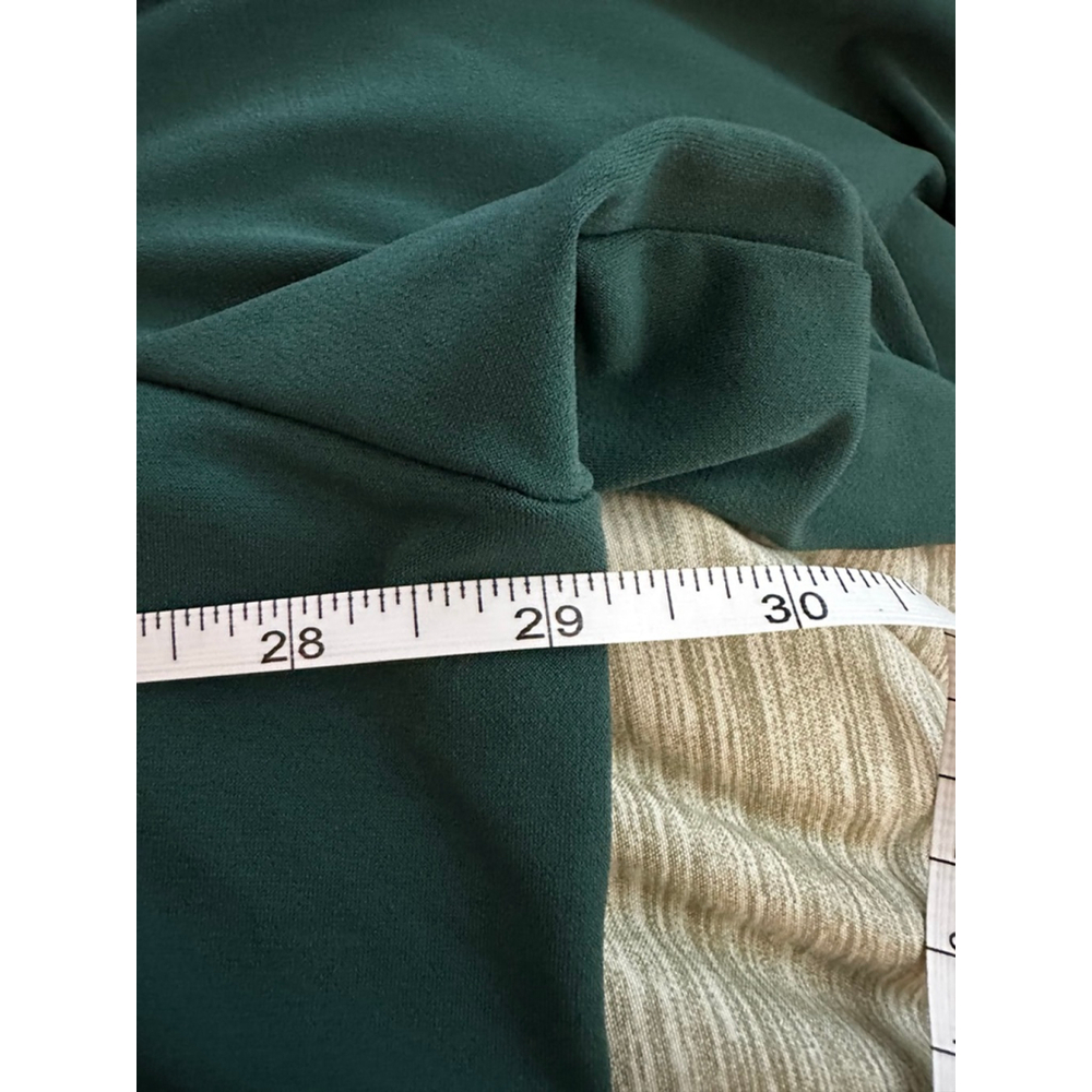 Susan Graver Long Sleeve Tee 3X Dark Green - Picture 5 of 6